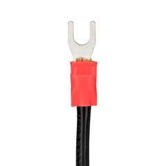 Term. Pre-Isolado Garfo M4 0,5-1,5mm² Vermelho - Axt