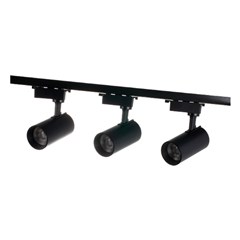 Luminaria Slim Trilho 12W 6500K Bivolt Preto - Avant