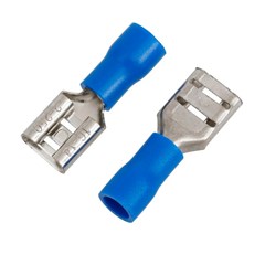 Term. Pre-Isolado Femea 1,0-2,50mm² Azul - Axt