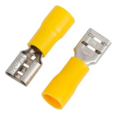 Term. Pre-Isolado Femea 4,0-6,0mm² Amarelo - Axt