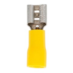 Term. Pre-Isolado Femea 4,0-6,0mm² Amarelo - Axt