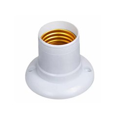 Bocal Term. E-27 4a Fixo Teto Br - Decorlux
