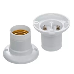 Bocal Term. E-27 4a Fixo Teto Br - Decorlux