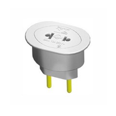 Adaptador Pino 2p Universal 10a Branco - Ilumi