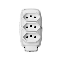 Tomada Barra 3 Polos 2p+T 20a/250a Branco - Ilumi