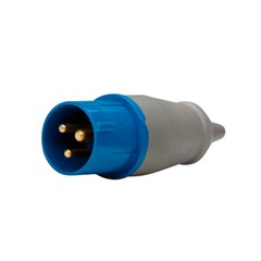 Plug Movel 2P+T 32A 220/240V 6H Azul - Soprano