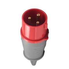 Plug Movel 2P+T 32A 380/440V 9H Vermelho - Soprano