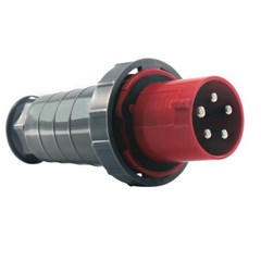 Plug Movel 3P+T 63A 380/440V 6H Vermelho - Soprano