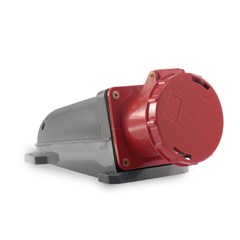 Tomada Sobrepor 3p+T 63a 380/440v 6h Ip67 Vermelha - Soprano