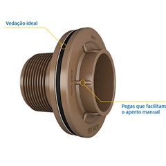 Adaptador Soldável 25MM x 3/4” - Fortlev