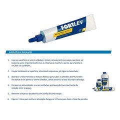 Adesivo Plástico Para Pvc 75G - Fortlev