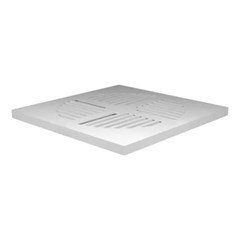 Caixa Sifonada 100x100x50 Quadrada Branca - Fortlev