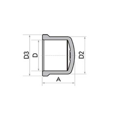 Cap Soldavel 20mm - Fortlev