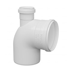 Joelho 90 Com Visita Esgoto Dn 100x50mm - Fortlev