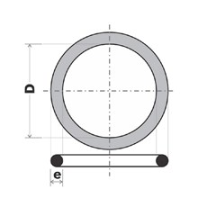 Anel De Vedação Para Esgoto Dn 150 - Fortlev