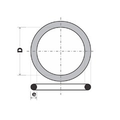 Anel De Vedação Para Esgoto Dn 200 - Fortlev