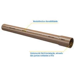 Tubo Soldavel 50mm 6m - Fortlev