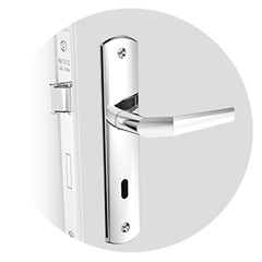 Fechadura Popline INT 40X53 Cromado - Soprano