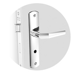Fechadura Popline Ban 40x53 Cromado - Soprano
