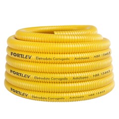 Mangueira Corrugada 25mm² Amarelo 10m - Fortlev