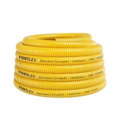 Mangueira Corrugada 20mm² Amarela 10m - Fortlev