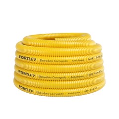 Mangueira Corrugada 20mm² Amarela 10m - Fortlev