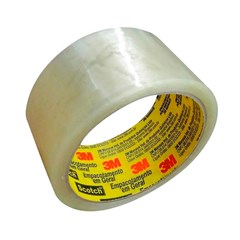 Fita  Adesiva Embaladora Transparente 45mm²X45m - 3m
