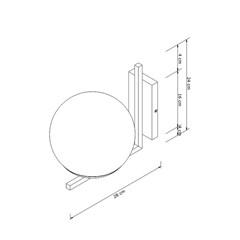 PERFIL SOB LED 2000X17X15MM PT
