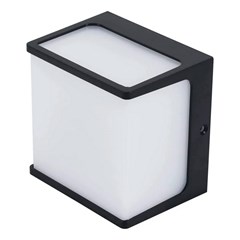 Arandela LED Hamsa 8W 3000K Preto Bivolt - Gaya