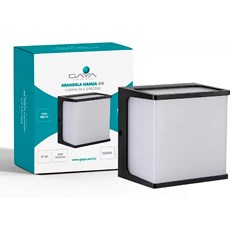 Arandela LED Hamsa 8W 3000K Preto Bivolt - Gaya