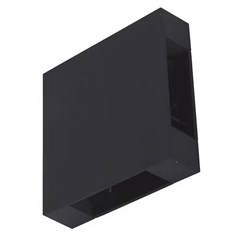 Arandela Led Trevo 4w 3000k Preto Bivolt - Gaya