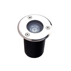Spot LED Embutir Redondo Solo 1W 3000K Bivolt - Gaya