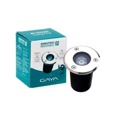Spot LED Embutir Redondo Solo 1W 3000K Bivolt - Gaya