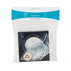 Spot Ar70 Com Soquete GU10 Preto - Gaya