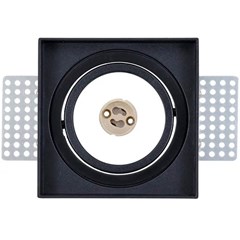Spot Ar70 Com Soquete GU10 Preto - Gaya