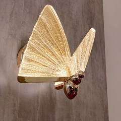 Arandela LED Wing 5W Dourado Bivolt - Gmh Trade