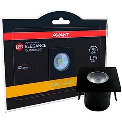 Spot LED Mini Elegance Quad 1,5W 2700K Preto Fosco Bivolt - Avant