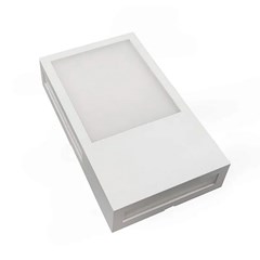 Arandela Led Cube 12w 3000k Branco Fosco Bivolt - Avant