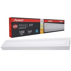 Painel Sob Led Retang 18w 3000k 60cm Bv - Avant