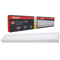 Painel Sob LED Retang 18W 6500k 60cm Bivolt - Avant