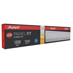 Painel Sob LED Retang 18W 6500k 60cm Bivolt - Avant