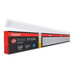 Painel Sob LED Retangular 36W 3000K 120CM Bivolt - Avant