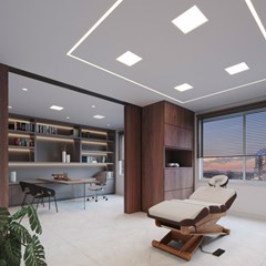 Painel Emb Led Comfort Quad 6w 4000k Bv - Avant