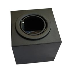 Luminária Sobrepor LED Quadrado PAR20 Preto - Chandelie