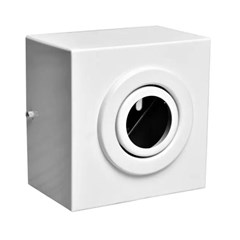 Luminária Sobrepor LED Quadrado Branco - Chandelie
