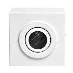 Luminária Sobrepor LED Quadrado Branco - Chandelie