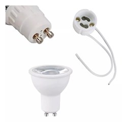Luminária Sobrepor LED Quadrada AR111 Branco - Chandelie