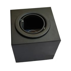 Luminária Sobrepor LED Quadrado AR111 Preto - Chandelie