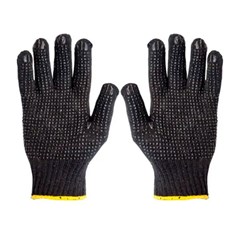 Luva Tatex Tamanho 09-G Preto - Kalipso