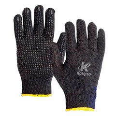 Luva Tatex Tamanho 09-G Preto - Kalipso
